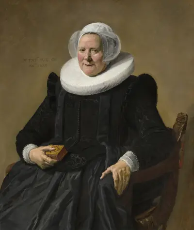 Portrait of an Elderly Lady av Frans Hals
