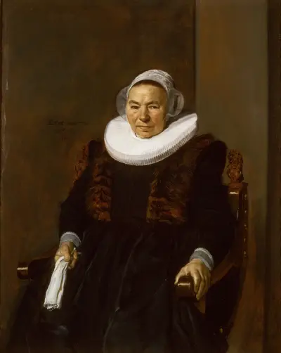 Portrait of an Elderly Woman, traditionally called Mevrouw Bodolphe av Frans Hals