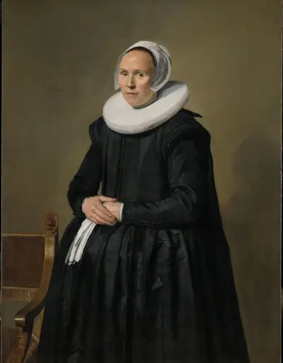 Portrait of Feyntje van Steenkiste av Frans Hals