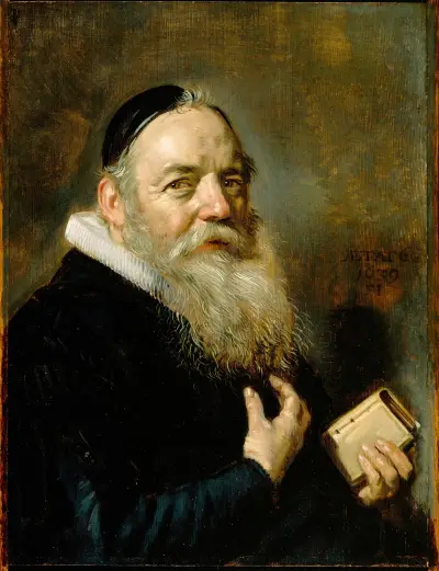 Portrait of Hendrik Swalmius av Frans Hals