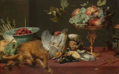 Still Life with Dead Game, Fruit and Vegetables av Frans Snyders