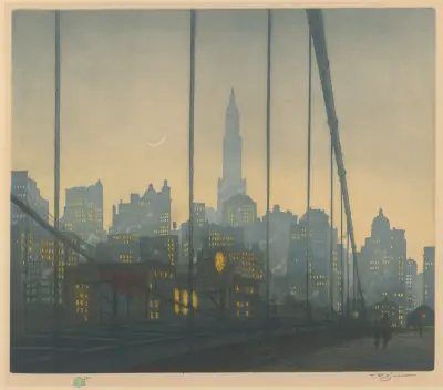 New York – Brooklyn Bridge av Tavík František Šimon