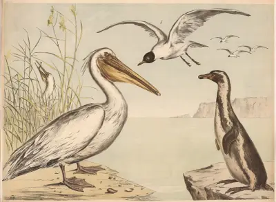 Pelikan Möve Pinguin av Franz Engleder