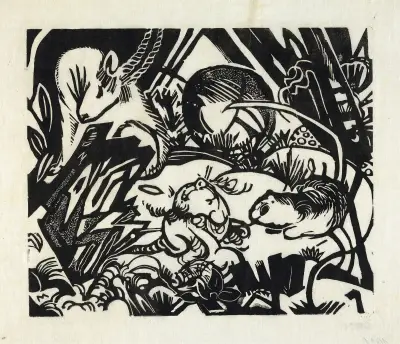 Animal legend av Franz Marc