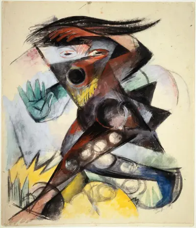 Caliban av Franz Marc