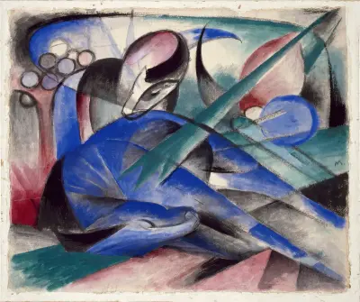 Dreaming Horse av Franz Marc