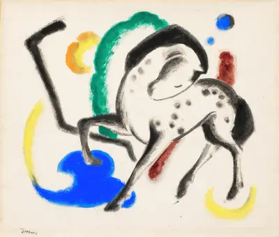 Pferd av Franz Marc
