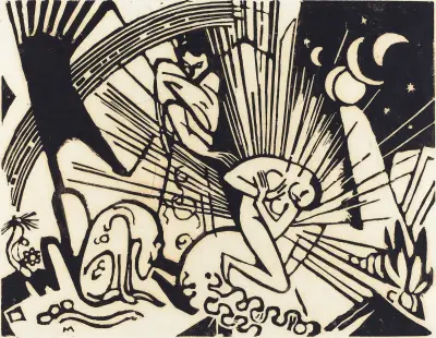 Reconciliation (Versoehnung) av Franz Marc