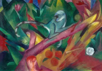 The Monkey av Franz Marc