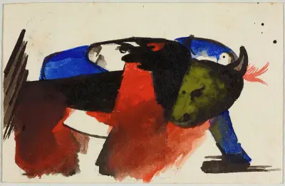 Dwa zwierzęta, Franz Marc