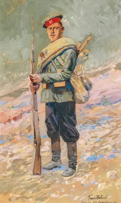 Ruský pěšák, Franz Roubaud