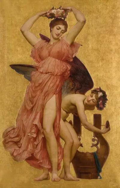 Erato av Frederic Leighton