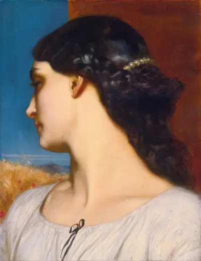 La Nanna (Sunny Hours) av Frederic Leighton