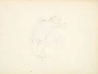 Male Figure Study av Frederic Leighton