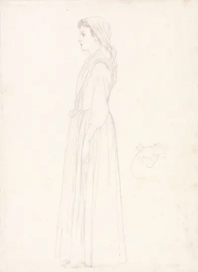 Marietta, Capri av Frederic Leighton