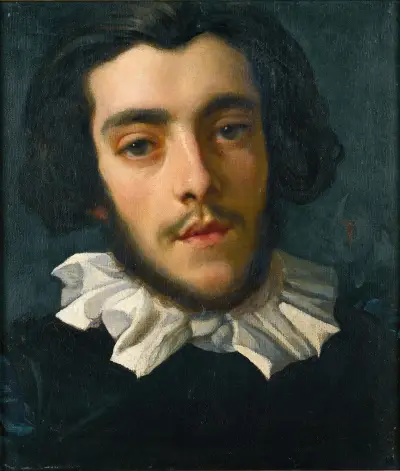 Portrait of Charles Edward Perugini av Frederic Leighton
