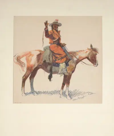 An Apache scout av Frederic Remington