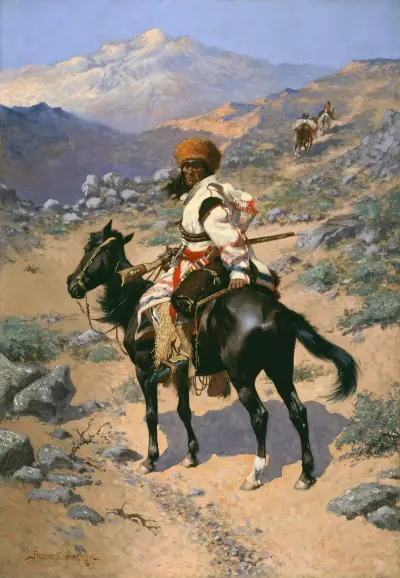 An Indian Trapper av Frederic Remington