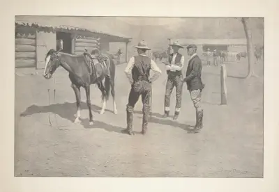 Buying Polo Ponies in the West av Frederic Remington