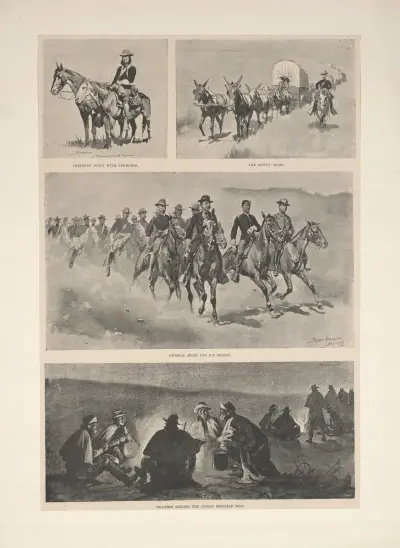 Chasing a major-general av Frederic Remington