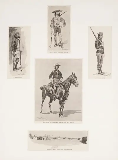 Indianie jako nieregularna kawaleria, Frederic Remington