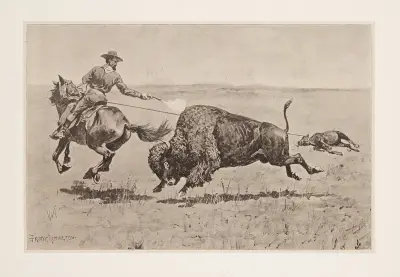 Mr. Jone’s adventure av Frederic Remington