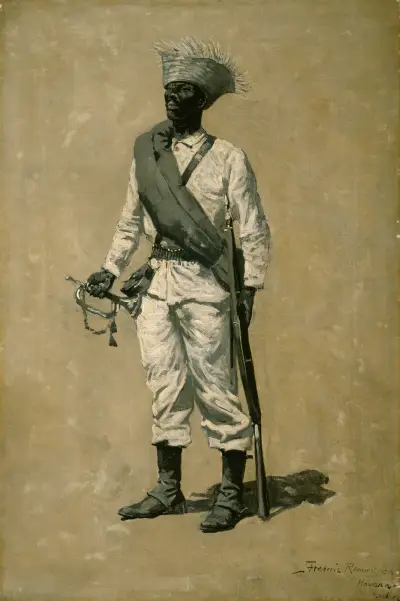 One of Gomez’ Men av Frederic Remington