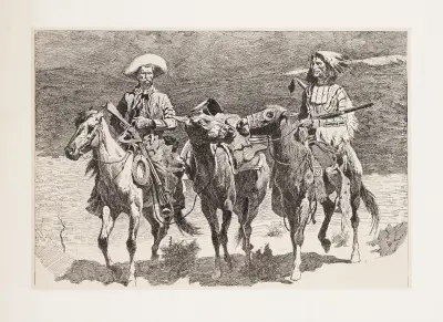 Questionable companionship av Frederic Remington