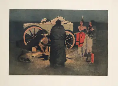 Shotgun hospitality av Frederic Remington