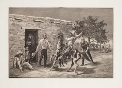 The Apaches are coming av Frederic Remington