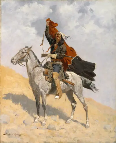 The Blanket Signal av Frederic Remington