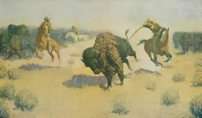 Die Büffeljäger von Frederic Remington