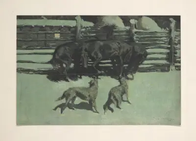 Ropet på hjälp av Frederic Remington