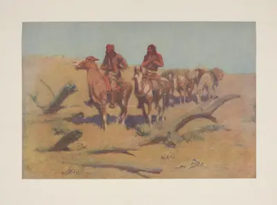 The dead men av Frederic Remington