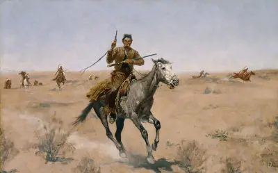 Flykten av Frederic Remington