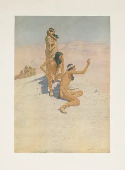 De stora upptäcktsresandena I – Cabeza de Vaca i öknen av Frederic Remington