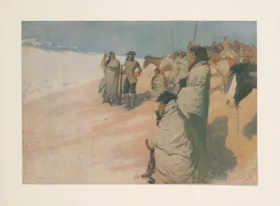 The Great Explorers. IV–La Vérendrye av Frederic Remington