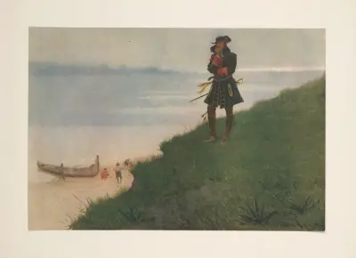 De stora upptäcktsresandena. V–La Salle av Frederic Remington