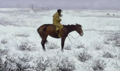 The Herd Boy av Frederic Remington