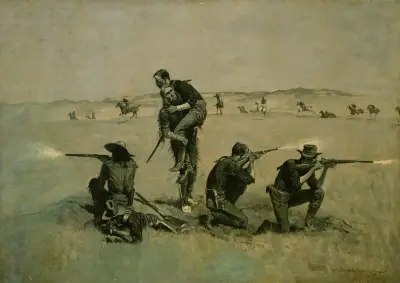 The Last Stand av Frederic Remington