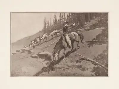Der Roundup von Frederic Remington