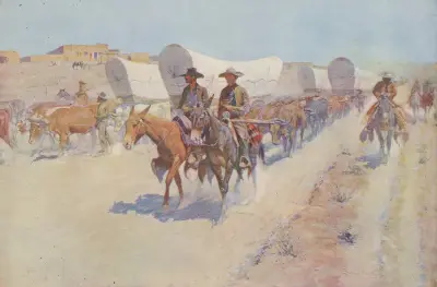 The Santa Fe trade av Frederic Remington