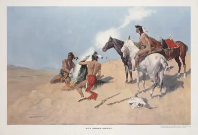 Röksignalen av Frederic Remington