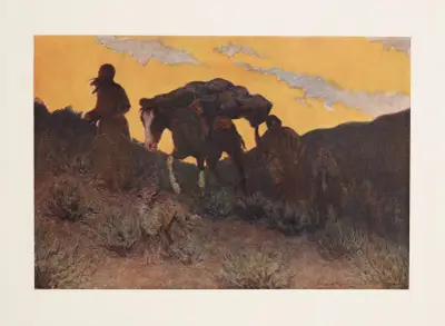 Krigarens sista ritt av Frederic Remington