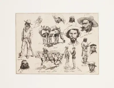 Types from Arizona av Frederic Remington