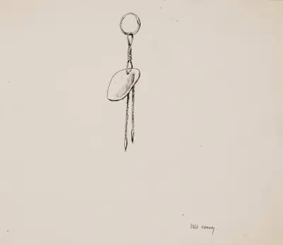 Ute Earring av Frederic Remington