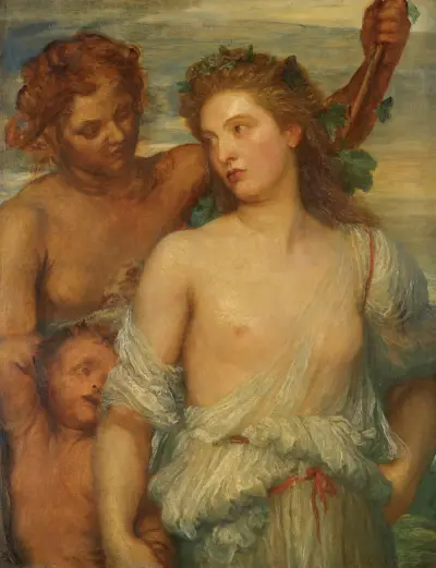 A Bacchante av George Frederic Watts