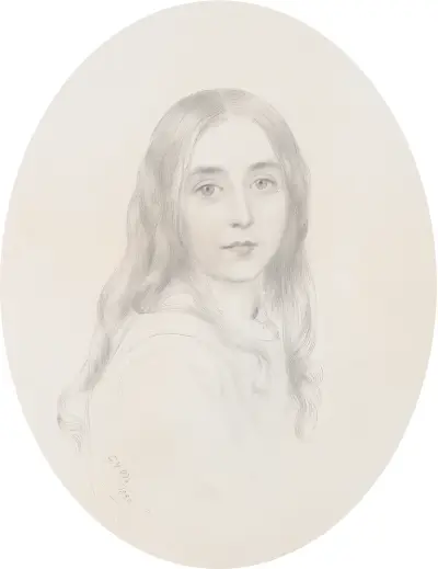 Porträtt av Mary O'Brien av George Frederic Watts