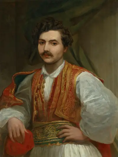 Porträtt av Nicolas Ionides (1815–1873) av George Frederic Watts