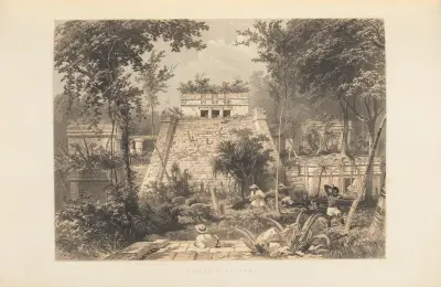 Castle at Tuloom av Frederick Catherwood